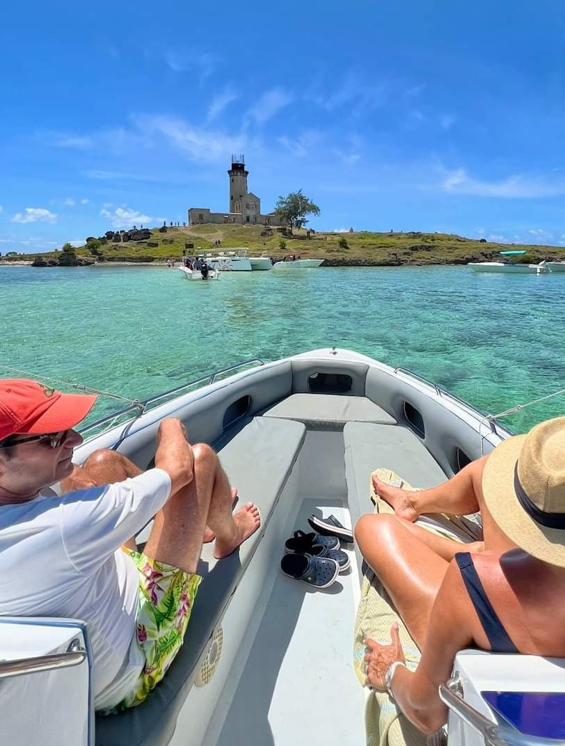Vue sur le lagon depuis le bateau